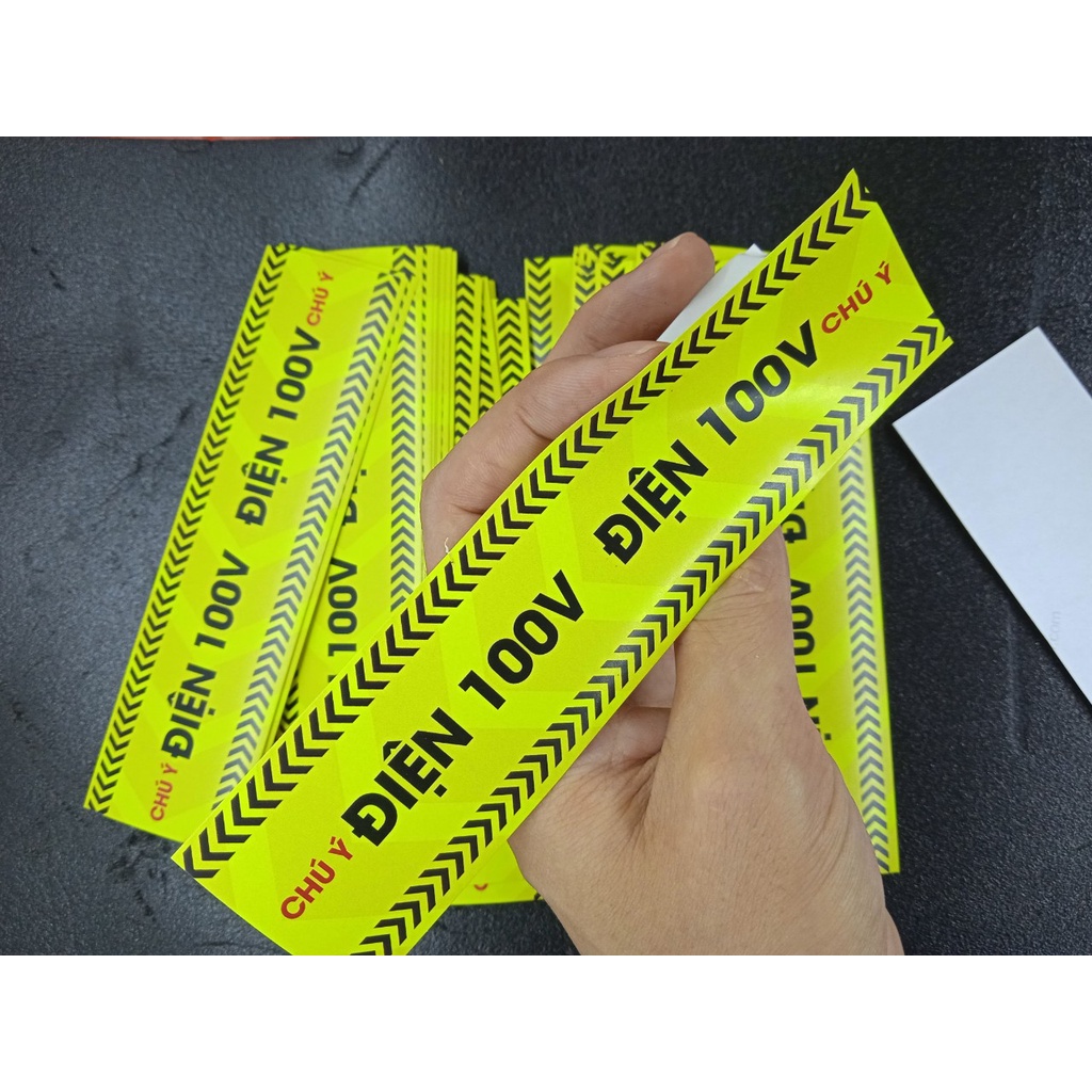 Điện 100V Tem cảnh báo giá rẻ