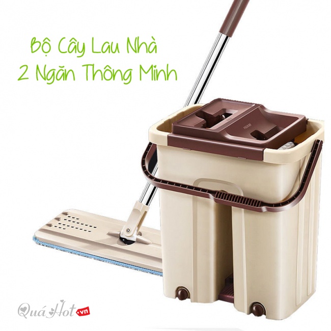 Cây lau nhà 360 độ chính hãng cao cấp, nhập khẩu nguyên chiếc về Việt Nam