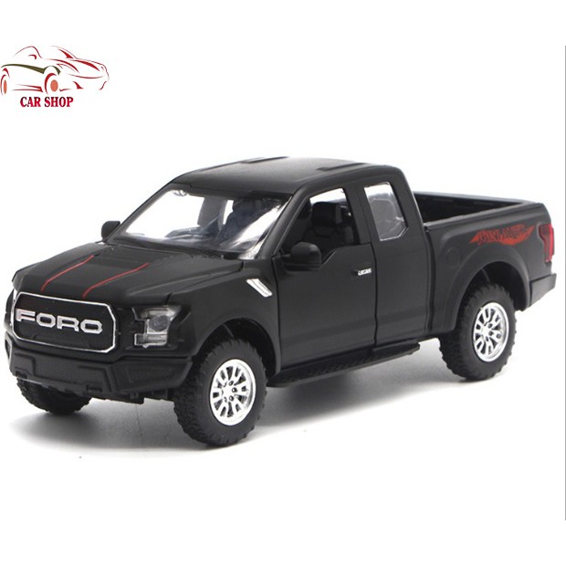 [Mã LIFE0503TOYS1 giảm 10% đơn 150k] Xe mô hình bằng sắt Ford Ranger tỉ lệ 1:32 giá rẻ hãng MiniAuto màu đen