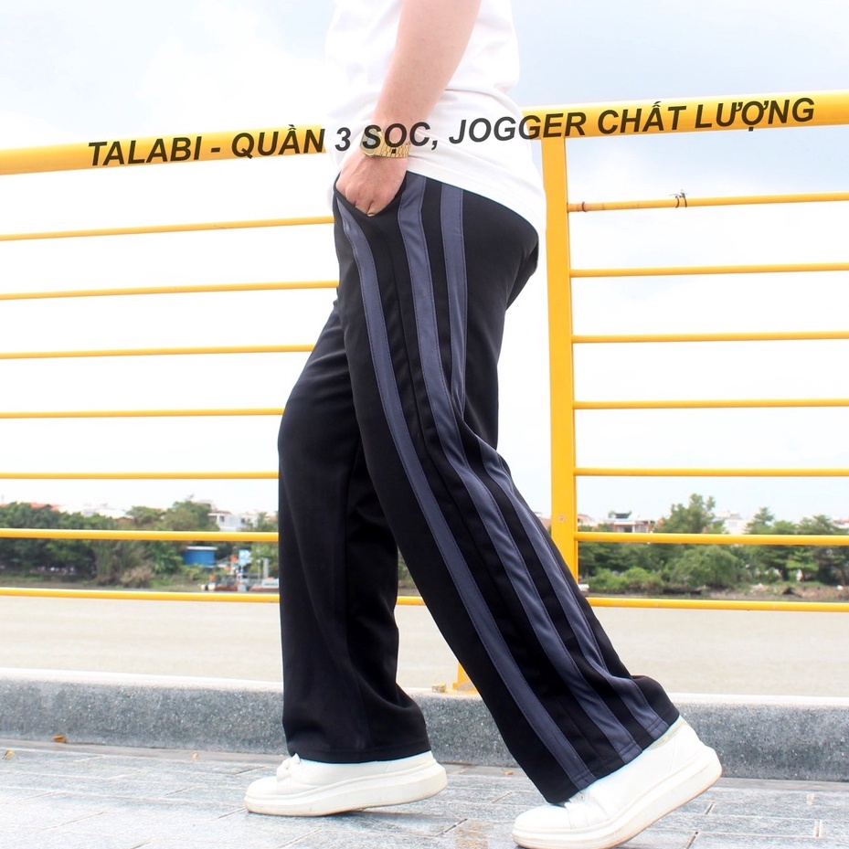 [Có VIDEO &amp; SIZE lớn] Quần Thể Thao Stripped Pants - Quần 3 Sọc Xanh Lá - Hot Items Giá Rẻ_Talabi Shop