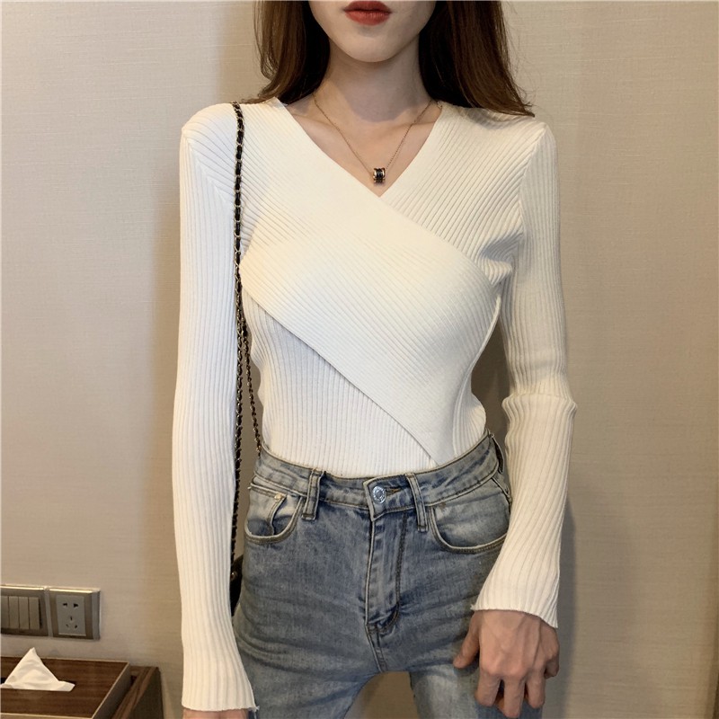 Chic Knit sweaters Spot New autumn and winter sweaters Daily Korean version New outfit