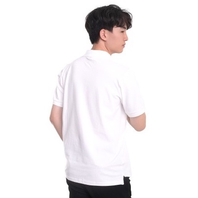 Áo polo nam chất màu trắng hiện đại phối sọc MODANFIT vải cotton CAO CẤP PP02
