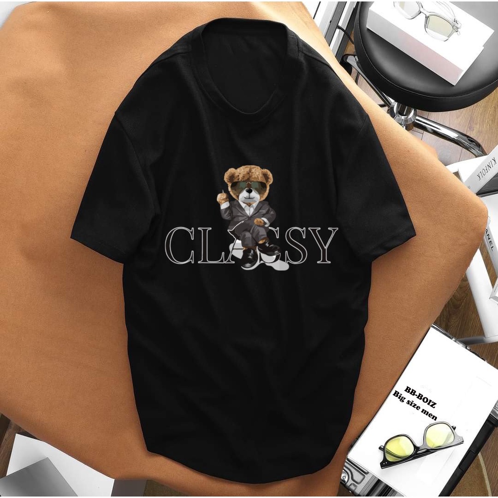Big size- Áo thun unisex thời trang in hình gấu đẹp 50-140kg - clasi