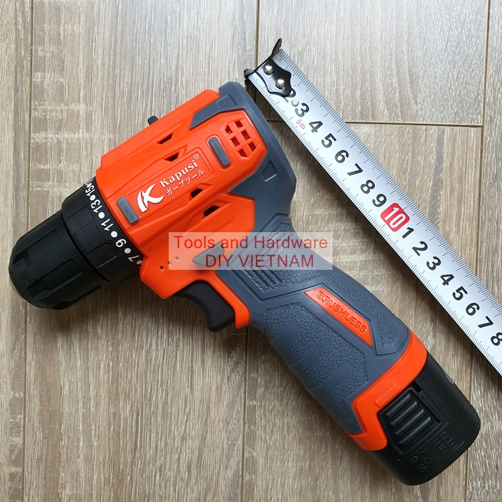 [Ảnh thật] [Chính hãng] Máy khoan pin hãng Kapusi Japan cao cấp 16,8V cam kết không chổi than, Bảo hành 12 tháng