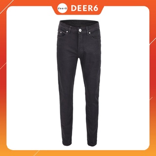 Quần Skinny Jean đen trơn co giãn K42 có big size