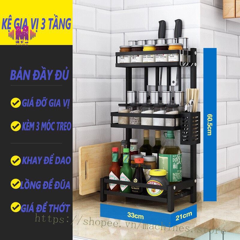Kệ Để Gia Vị Nhà Bếp Thế Hệ Mới MGK23