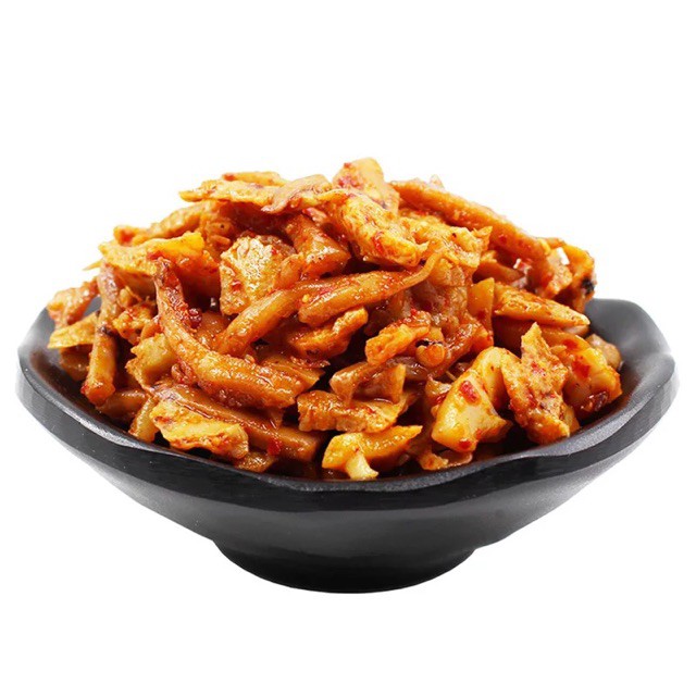 Râu mực cay Tứ Xuyên nhãn hiệu bà nội trợ - gói 12gram