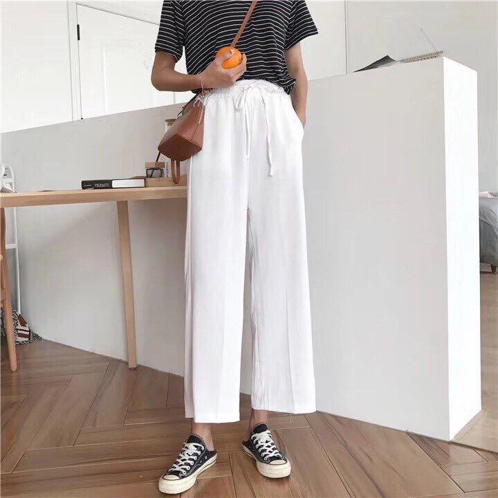 Quần culottes đũi quảng châu đang cực hot (#802)_Xưởng May Quang Anh