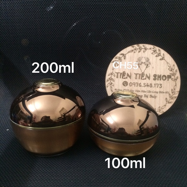 Hũ củ hành nâu 100ml, 200ml cao cấp