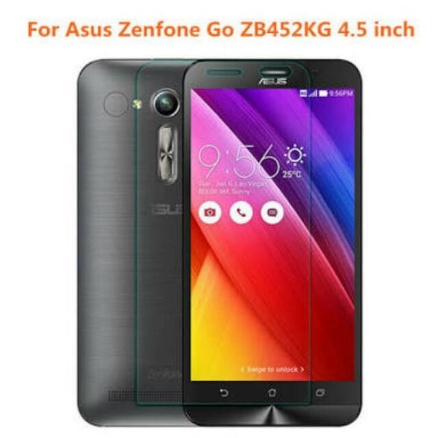 Kính Cường Lực Trong Suốt Cho Zenfone Go 4.5 Inch New Zb452kg / Zb452 (rear Volume) Zenfone Go 4.5 Inches