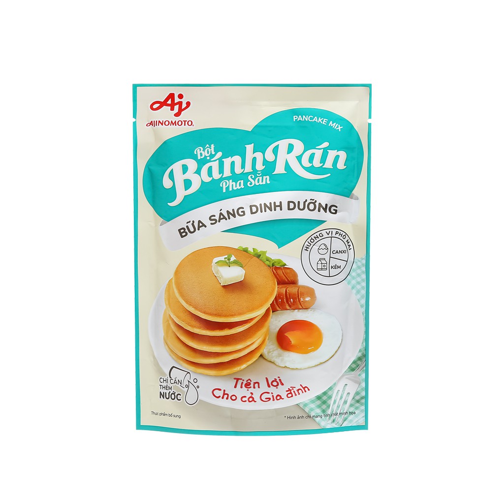 XANH - Bột bánh rán pha sẵn AJINOMOTO - DINH DƯỠNG - Gói 150gr