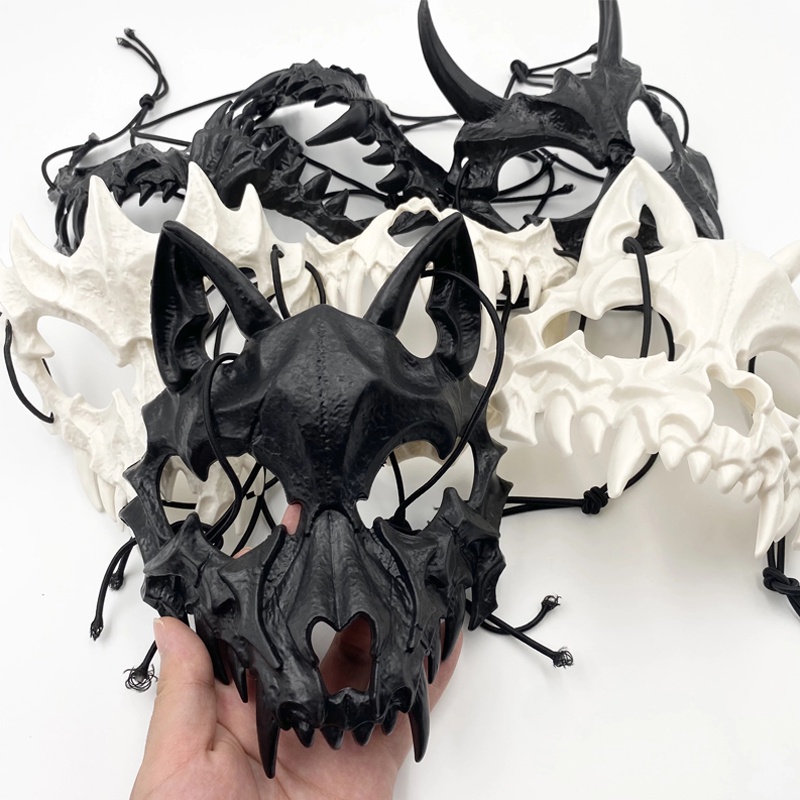 Mặt Nạ Hóa Trang Halloween Hình Bộ Xương Độc Đáo