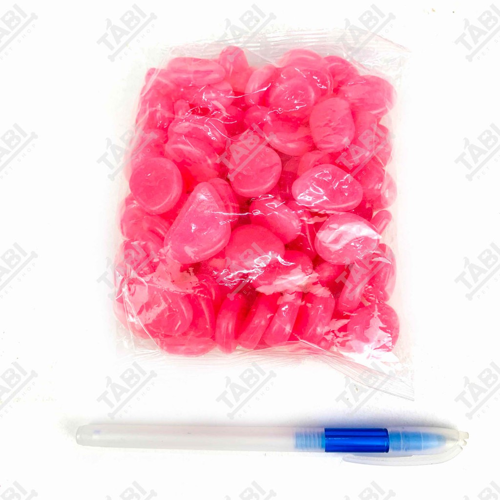 50G Sỏi Màu (Có Dạ Quang) ~25 Viên Cao Cấp Trang Trí Hồ Cá, Bể Cá [SỎI DẠ QUANG]