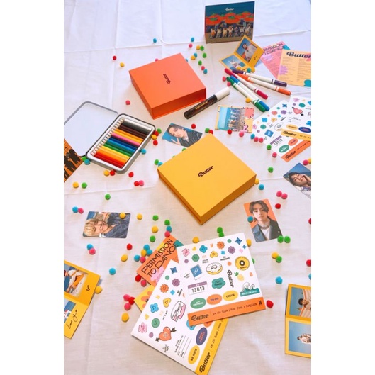 BTS BUTTER CREAM, PEACHES RỖNG (hàng đợt 3, weverse shop,)