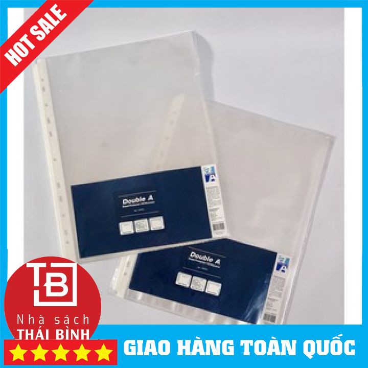 Bìa lá lỗ A4 DoubleA ( 10 bìa / xấp)