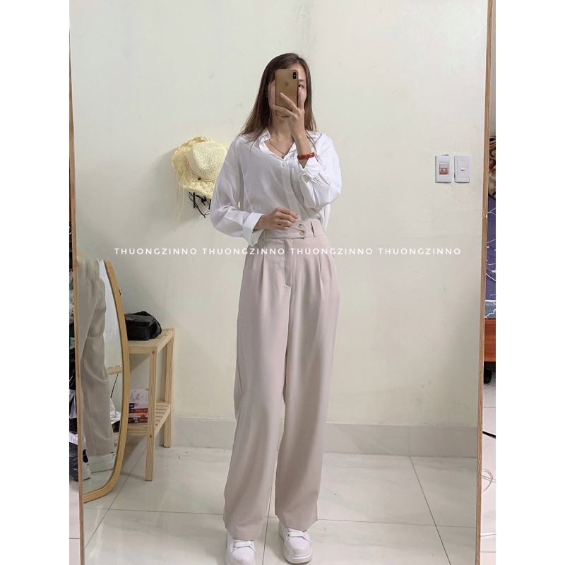 Quần ống rộng kẻ [Ảnh thật/Video | BigBuy360 - bigbuy360.vn