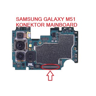 1 bảng mạch kết nối bo mạch chủ samsung galaxy m51 fpc 78 pin