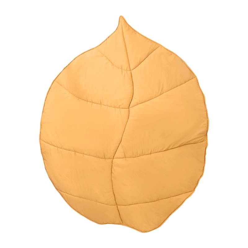 Thảm Bò Chất Liệu Cotton Hình Chiếc Lá Dễ Thương Xinh Xắn Cho Bé