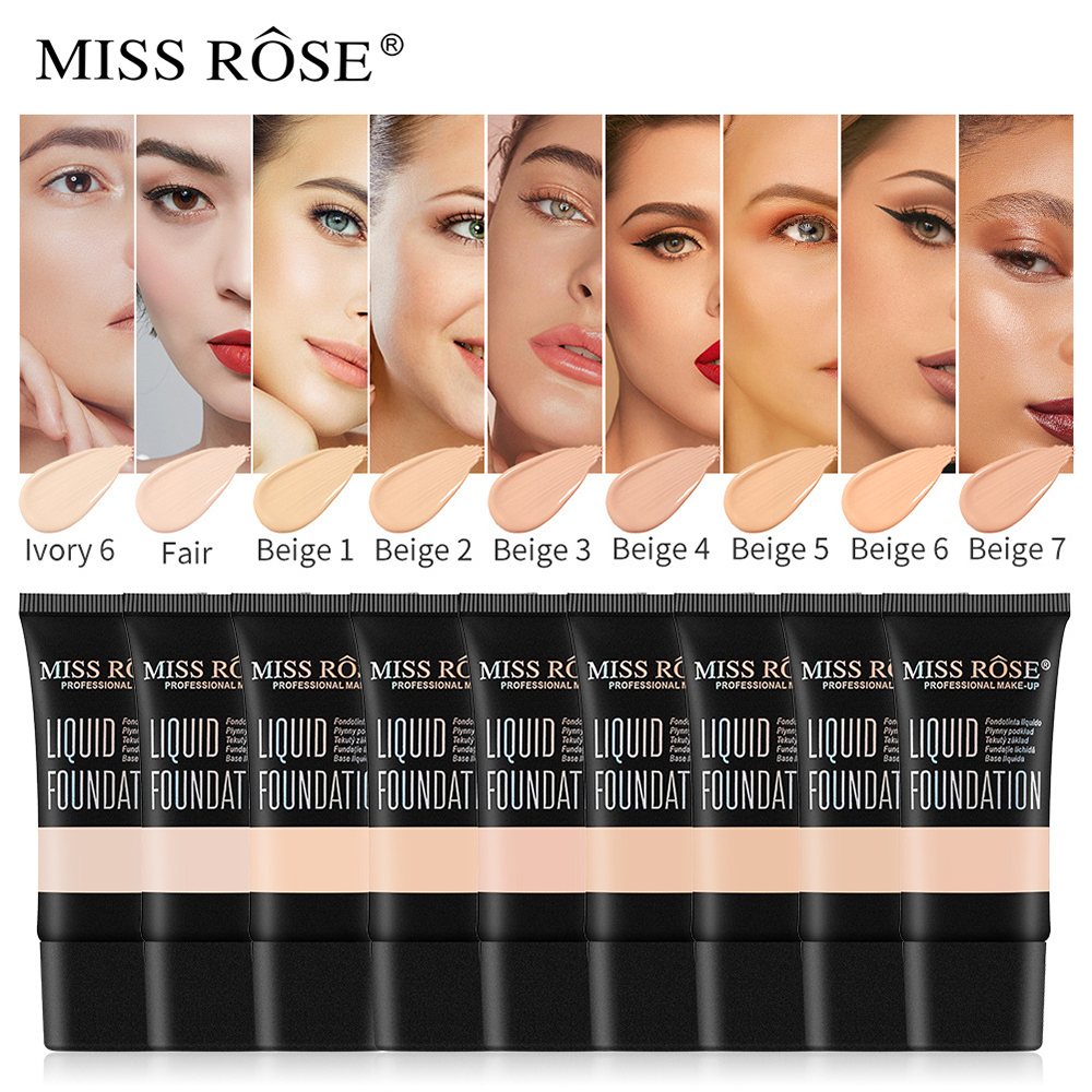 MISS ROSE (Hàng Mới Về) Kem Nền Che Khuyết Điểm Dạng Lỏng Cabeza 35ml