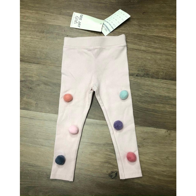 Quần legging quả bông pom pom Gloria