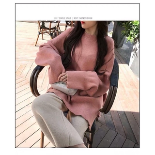 (Order-M) Ulzzang Áo len Oversize M0102