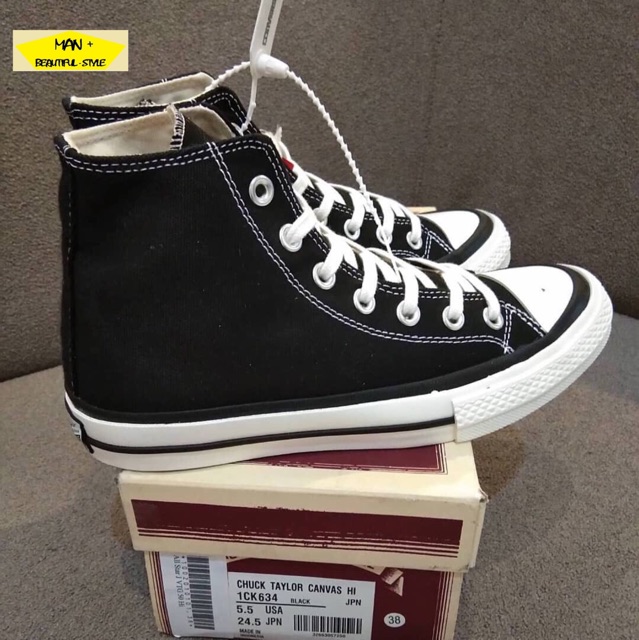 (Có sẵn) Giày cổ cao CLASSIC đen | BigBuy360 - bigbuy360.vn