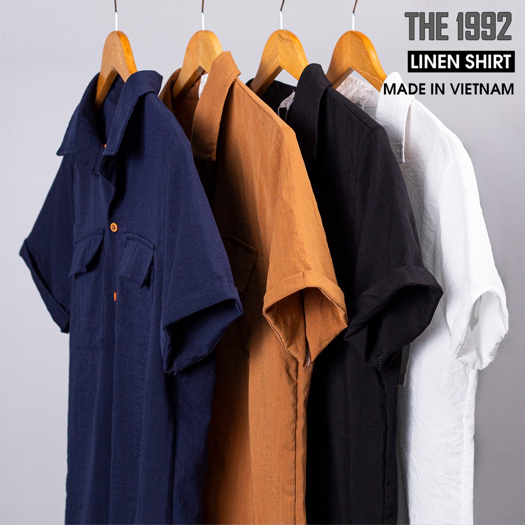 Áo sơ mi đũi cộc tay nam THE 1992 PATTERN