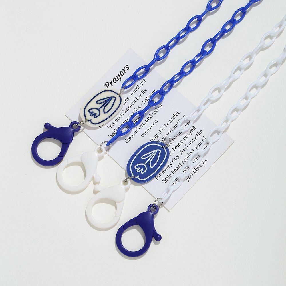 Dây Giữ Mắt Kính Acrylic Chống Thất Lạc Hình Hoa Tulip Dễ Thương WMES15H