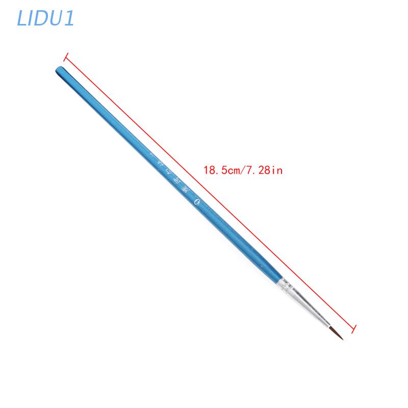 Set 5 cọ vẽ màu nước acrylic sợi nylon dành cho họa sĩ