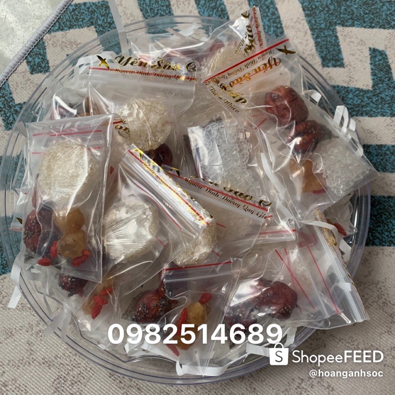 10 set yến baby- 10 set yến chia sẵn tặng kèm 2 hủ thuỷ tinh chưng yến | BigBuy360 - bigbuy360.vn