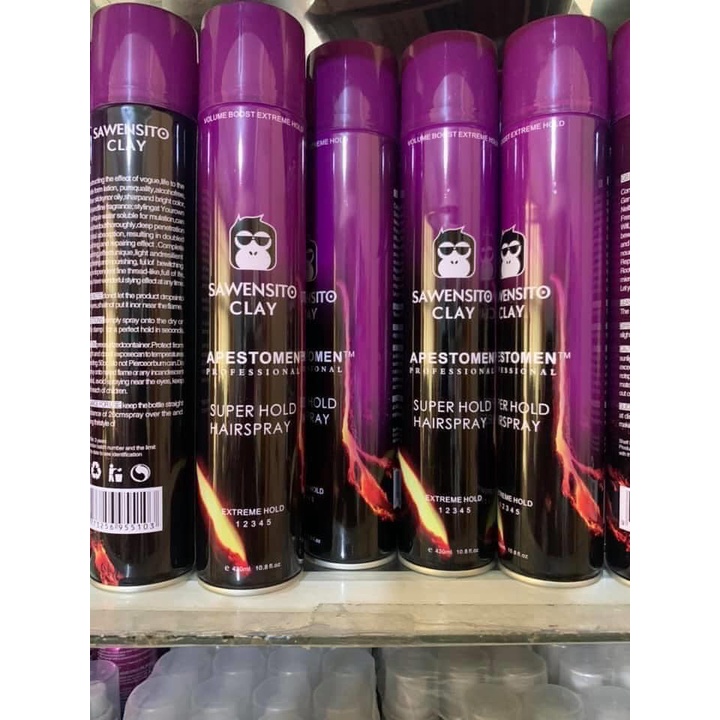 Gôm Xịt Tóc Sawensito Hair Spray Chai Màu Tím