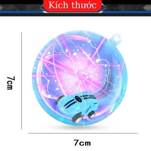 Ô tô đồ chơi tốc độ mini dành cho bé kèm quả cầu phát sáng, sử dụng sạc tặng kèm bộ cáp sạc