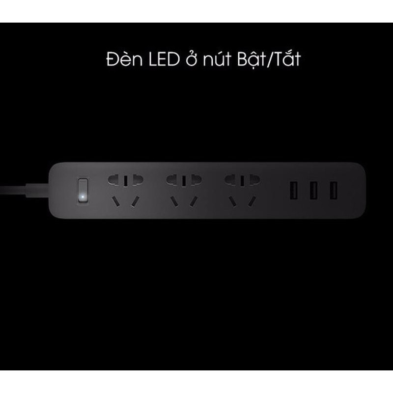 Ổ điện Xiaomi Mi Power Strip Đen / BH 1 tháng 95