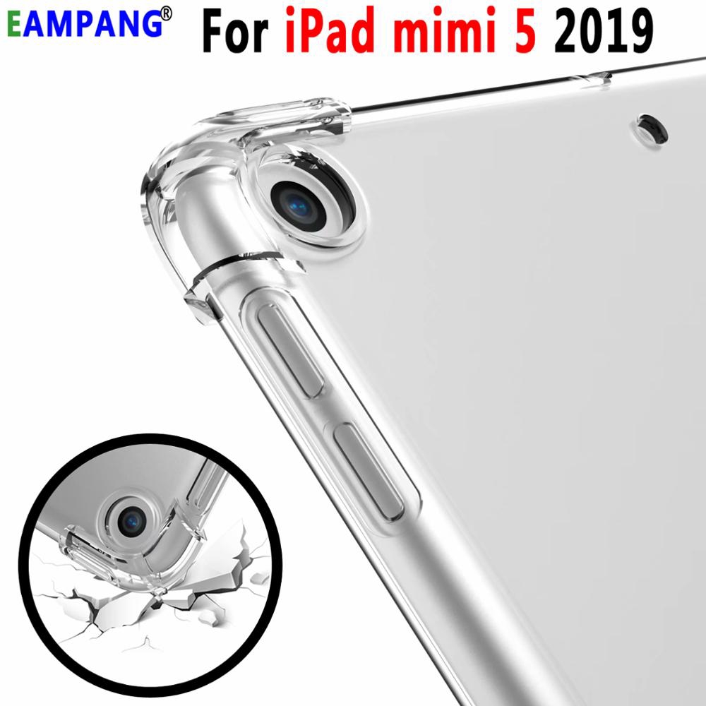 Apple iPad mini 5 2019 Case mini5 7.9 A2133 A2124 A2125 A2126 Cover Drop Resistance Silicon Slim Light Soft TPU Transparent Shockproof Tablet Shell Skin