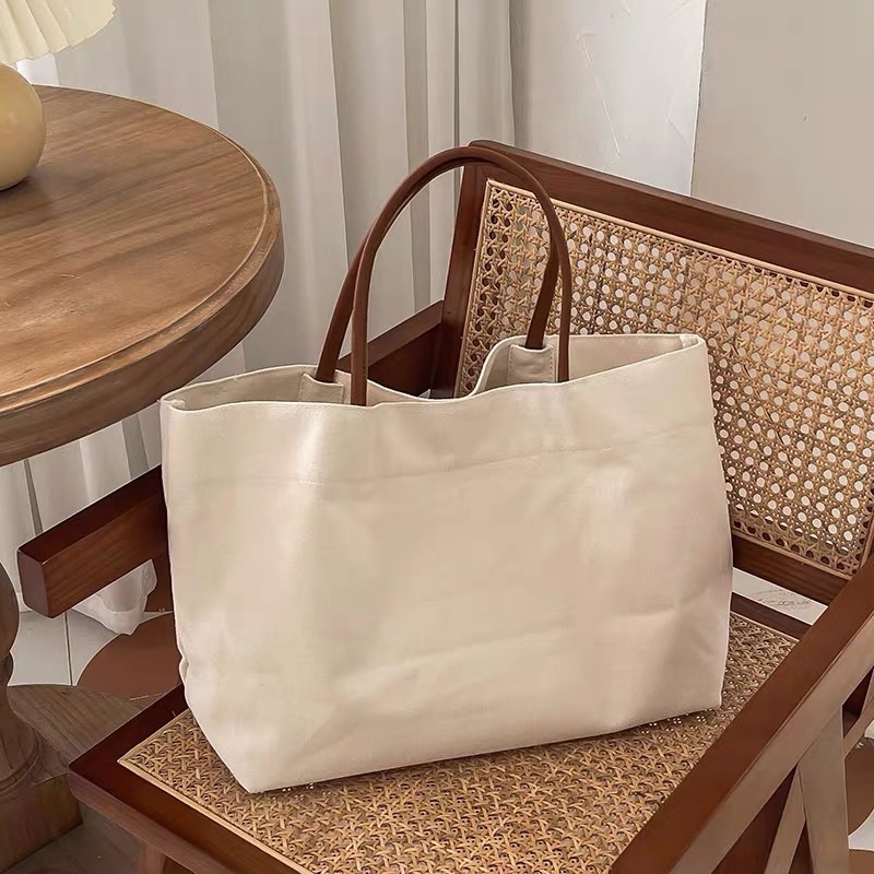 Túi vải xách đơn giản, phong cách Hàn Quốc , phụ kiện chụp ảnh