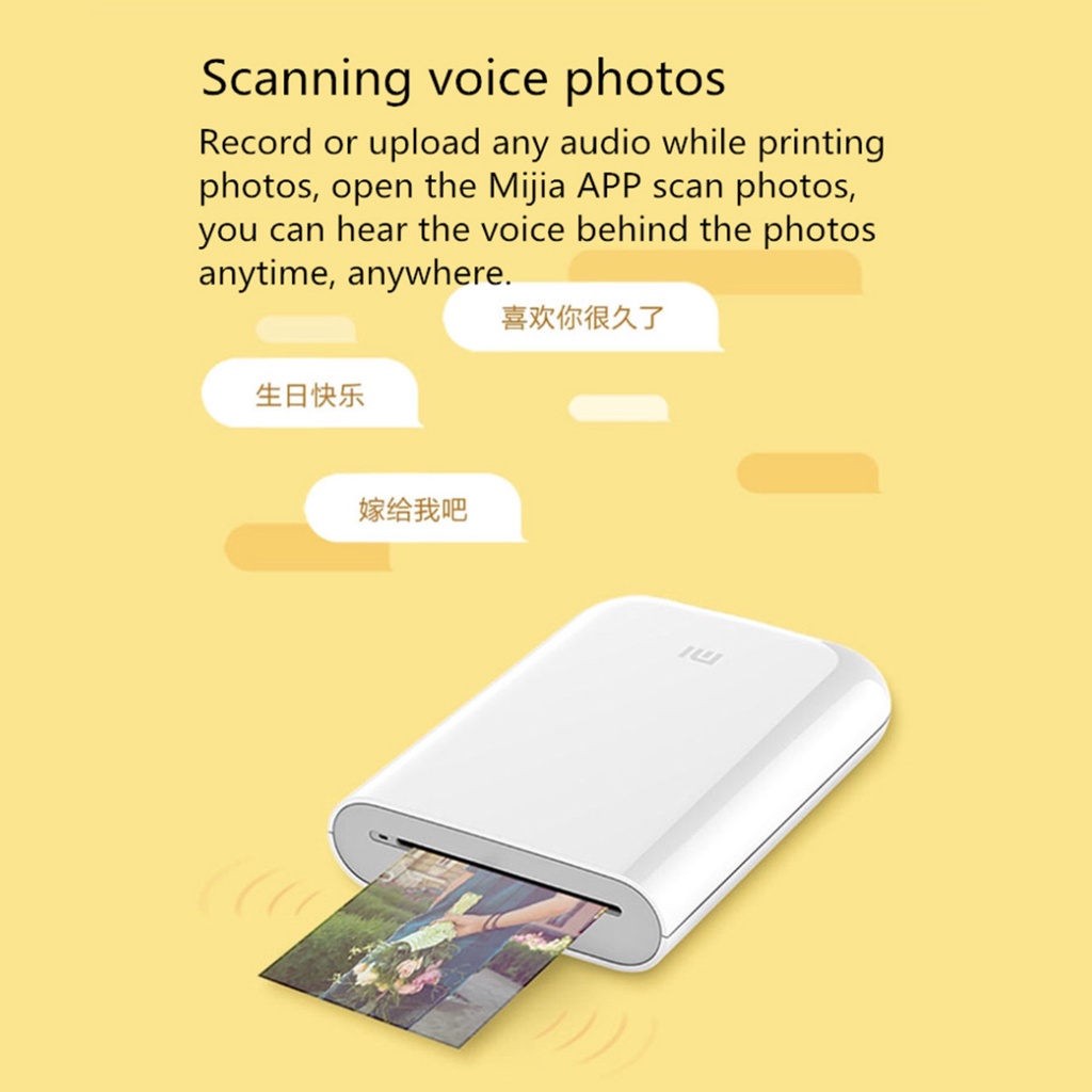 Giấy in ảnh Xiaomi AR ZINK cho máy in mini Xiaomi 3 inch chất lượng cao