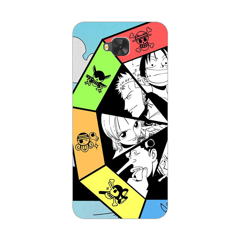 Ốp mềm hoạt hình Luffy Roronoa Zoro One Piece cho ASUS X00LDA X00LDB Live Plus ZenFone 4 Selfie ZB553KL ZD553KL 5 5"