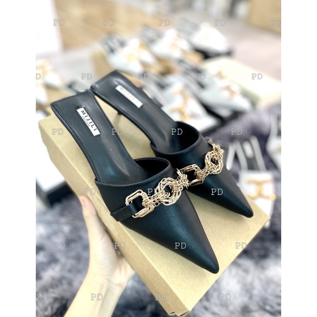 Sục Mijili Mũi Nhọn gót 3p hàng fullbox ( form rộng lùi 1 size)