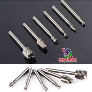 Bộ 6 mũi khắc, mài, làm lũa, chạm trổ HSS cao cấp