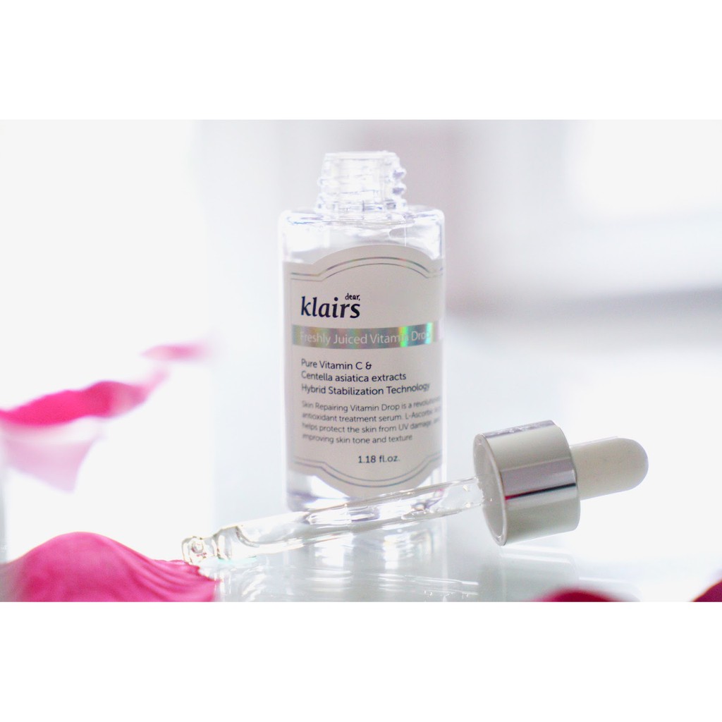 Tinh Chất Vitamin C Dưỡng Sáng Da, Mờ Thâm Klairs Freshly Juiced Vitamin Drop 35ml _ Dear Klairs Chính Hãng