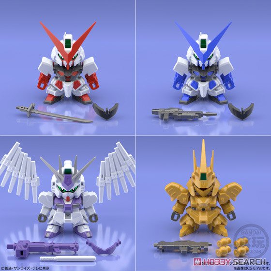 Mô hình Mini Pla Great Shock Gundam Build Divers Shokugan