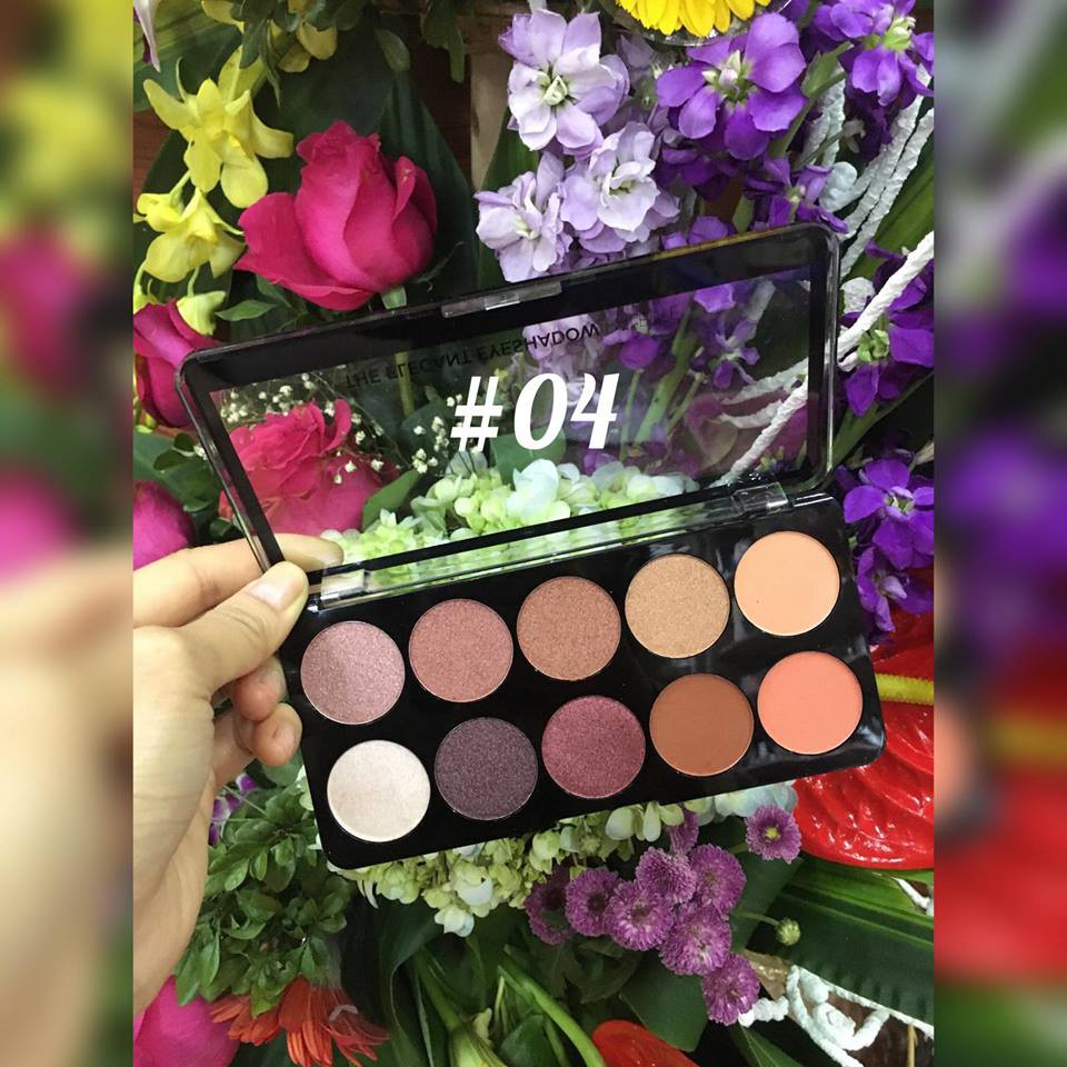 Phấn mắt 10 ô sivanna colors the elegant eyeshadow palette hf377