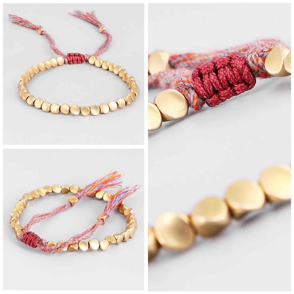 Vòng Đeo Tay Chuỗi Hạt Bằng Đồng N4M5