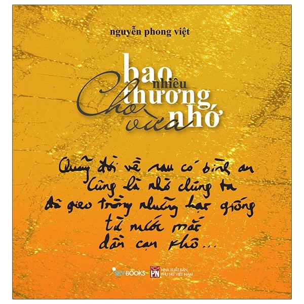 Sách - Bao Nhiêu Thương Nhớ Cho Vừa