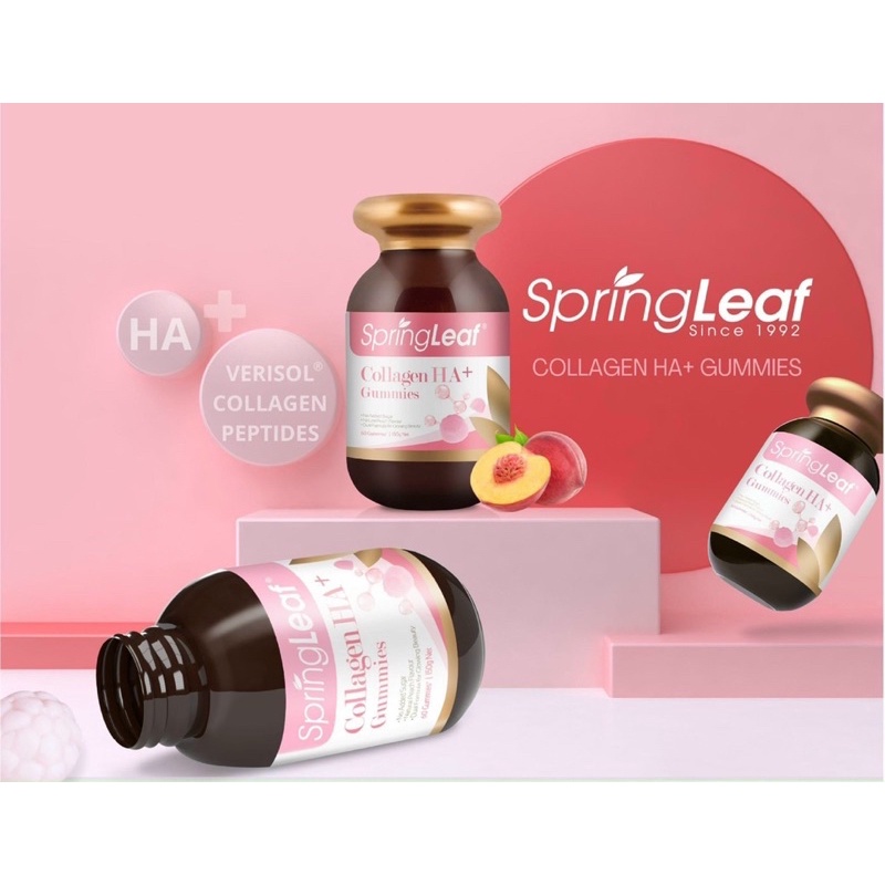 Kẹo dẻo bổ sung Collagen HA+ Springleaf úc