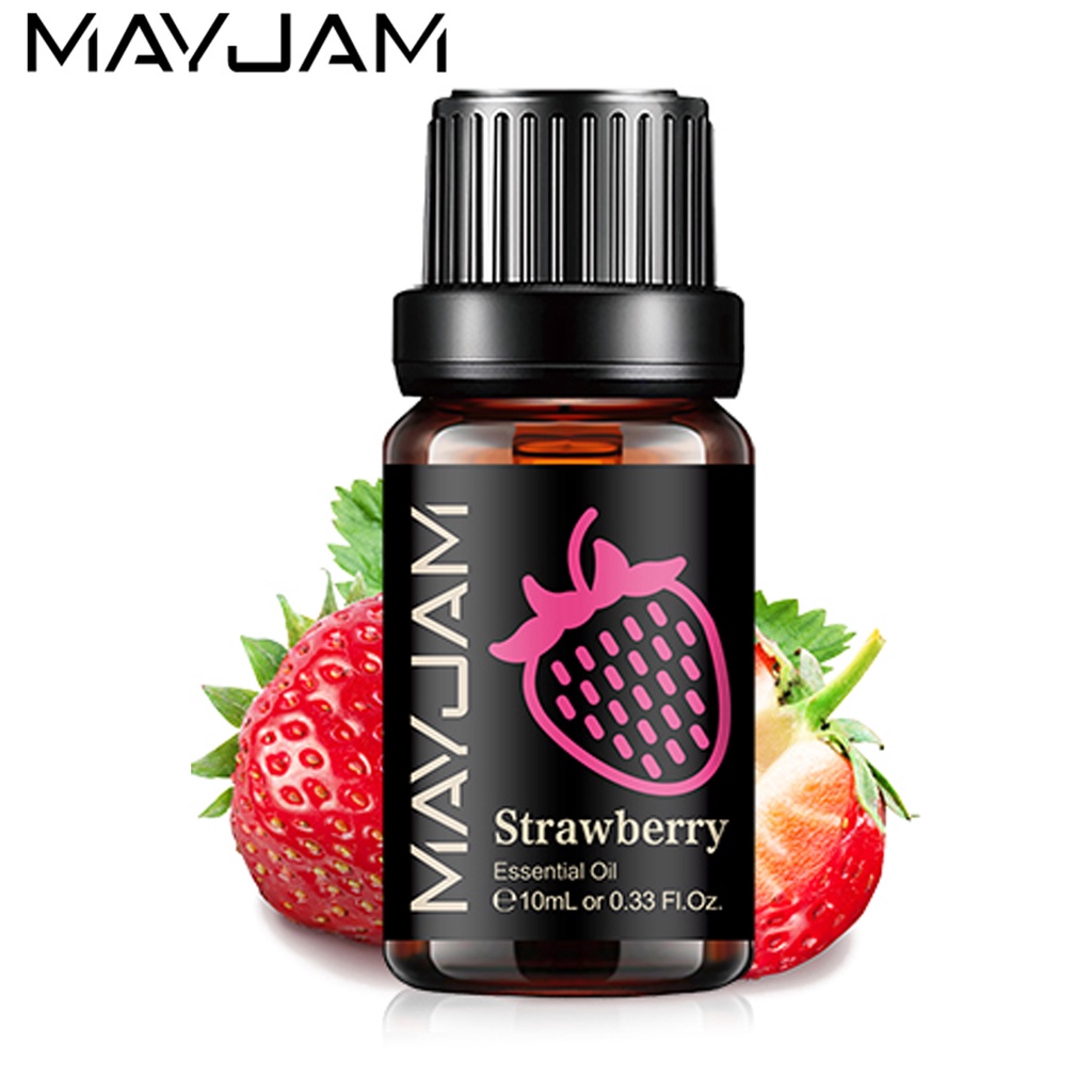 Tinh dầu trái cây MAYJAM trái dâu tây hỗ trợ giữ ẩm dùng làm son môi/ nến tiện dụng 10ml