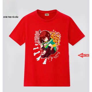 Áo Thun In Hình Undertale Chara Sans Nhiều Màu Đủ Size
