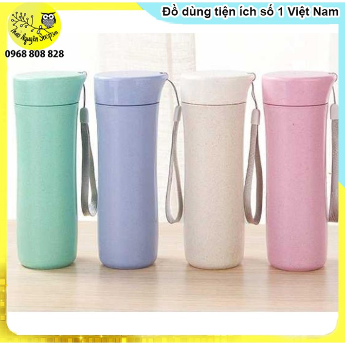 Bình đựng nước lúa mạch có quai xách 400ml