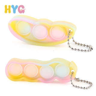Đồ chơi con quay HYG Toys có móc khóa phát tiếng kêu giảm căng thẳng
