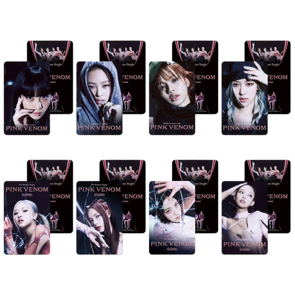 IVORY Set 8 Tấm Ảnh Lomo Card JENNIE ROSE LISA Nhóm Nhạc Blackpink